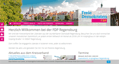 Desktop Screenshot of fdp-regensburg.de