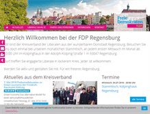 Tablet Screenshot of fdp-regensburg.de